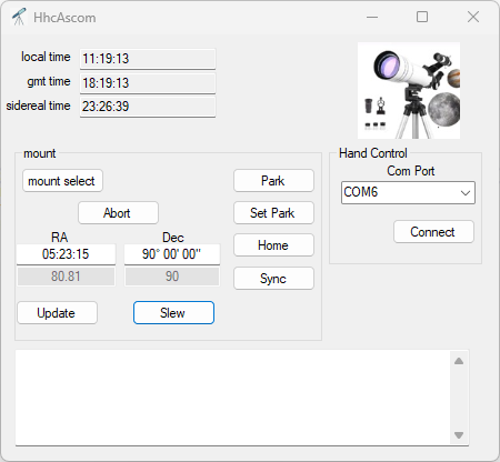 the PMC-8 ASCOM Client